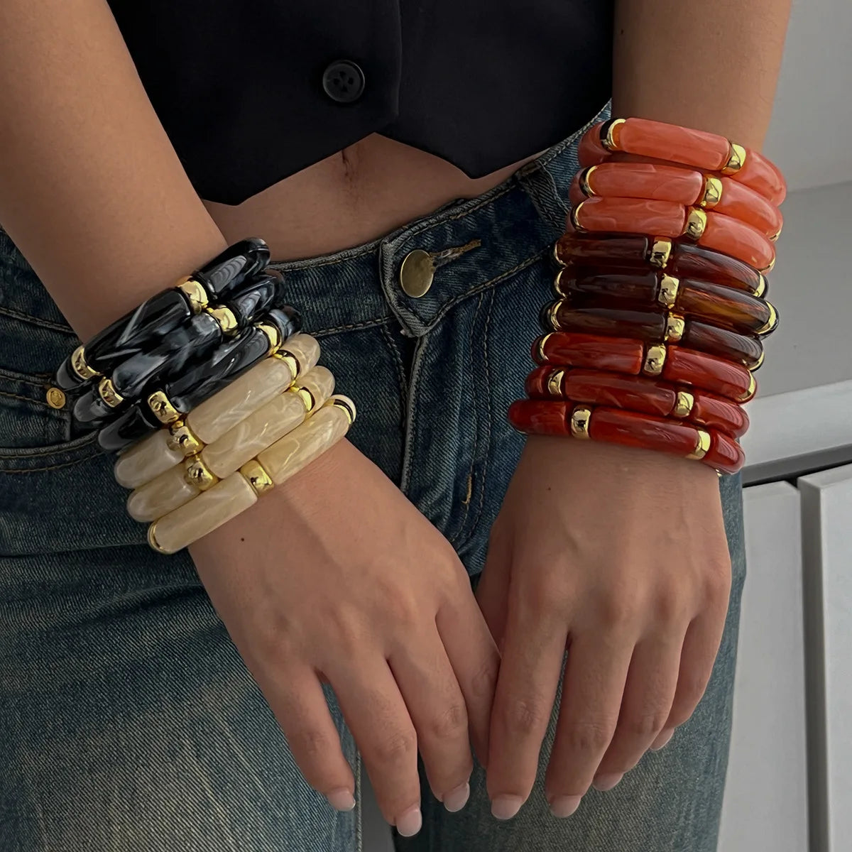 Braccialetti colorati e audaci