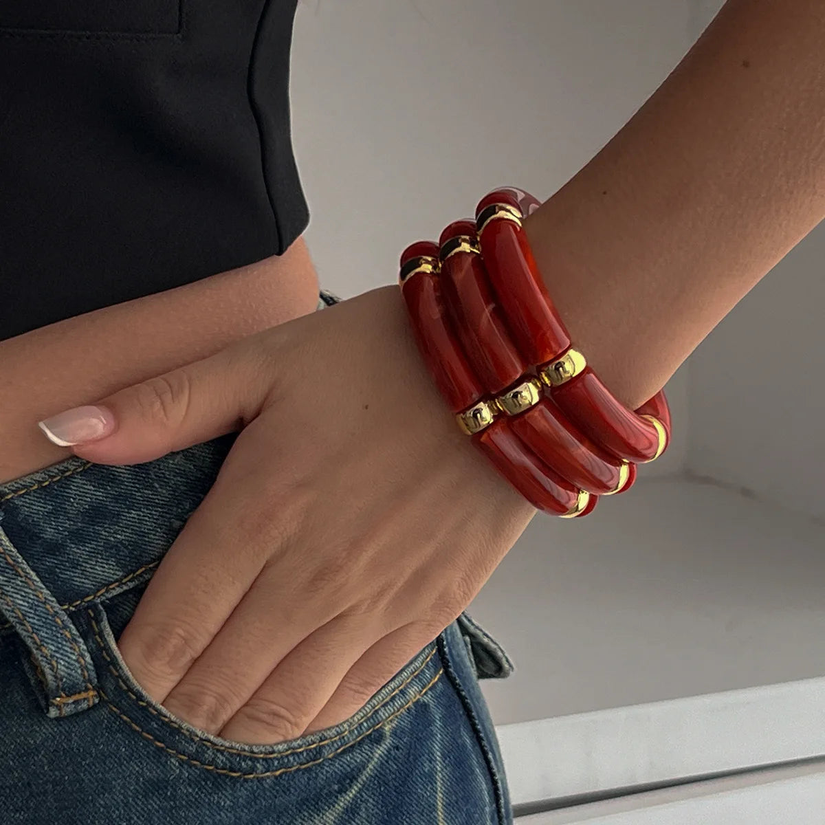 Braccialetti colorati e audaci
